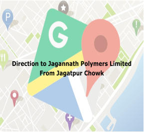 Direction to Jagannath Polymers Limited From Jagatpur Chowk